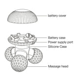 CkeyiN Electric Neck Massager Vibration Handheld Percussion Massage for Back Legs Arms Pain Relieve Anti Cellulite Relaxation 50