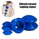 4Pcs Rubber Cupping Device Slimming Cupping Massager Vacuum Body Cups for Elbows Knees Hands Feet Health Care MSU88 L