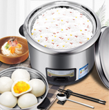 220V 4L Household Electric Rice Cooker With Stainless Steel Inner Home Multi Cooker With Steamer