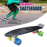 Mini Cruiser Skateboard Short Board Complete Longboard for Youths Beginners or Kids