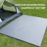 Waterproof Tear-resistant Tent Tarp Thicken Picnic Camping Tarp Tent Mat Hard-wearing Beach Pad for Hiking Traveling Backpacking