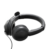 Wired Headset Headphone USB with Microphone Adjustable Headband Earphone Volume Control Speaker Mic Mute Volume adjustment