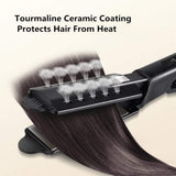 Hair Straightener Four-Gear Tourmaline Ceramic Ion Flat Iron Professional Electric Curler Steam Iron Straight Hair For Women