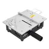 Tablesaw Electric Desktop Saws Small Household DIY Cutting Tool Woodworking Machine with 50mm Sanding Wheel and 10pcs Sandpapers