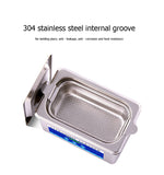 800ml Stainless Steel Ultrasonic Cleaner Bath Digital Ultrasound Wave Cleaning Tank for Coins Nail Tool Part