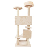 Luxury Pet Cat Tree House Condo Furniture Multi-Layer Cat Tree with Ladder Sisal Scratching Post for Cat Climbing Jumping Toy