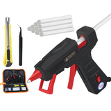 7/11mm Silicone Gun Hot Glue 30W/60W/100W Professional Deco Handgun With Bullets Metal Home Tools Toolboxes Kit Workpro