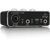 BEHRINGER UM2 Guitar Recording External USB Sound Card Special Audio Interface For Internet Celebrity Live Broadcast