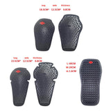 5Pcs Soft TPE Motorcycle Clothing Protective Armor Riding Flexible Moto Gear