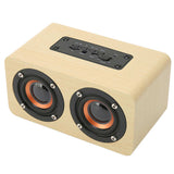 Retro Bluetooth Speaker Built in Mic Full Frequency 90Hz-20KHz Portable Wireless Speaker Supports Memory Card USB AUX MP3
