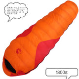 Outdoor Duck Down -30 Degree Sleeping Bag Mummy Bag 1.8 KG Lightweight Widening and Thickening Sleeping Bag