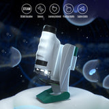 Microscope Pocket Microscope 60x-120x Magnification with Removable Base Cellphone Support for Kids Students Learning Toys