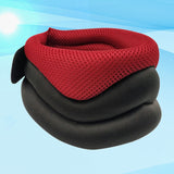 1PC Neck Brace Sponge Breathable Cervical Fixation Neck Guard Neck Protect Pillow Support (Red)