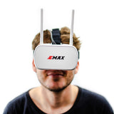 Emax Tinyhawk 5.8G 48CH FPV Goggles 4.3 Inches 480*320 Video Headset With Dual Antennas 4.2V 1800mAh Battery For RC Drone