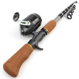 150cm Fishing Rod and Reel Portable Foldable Travel Casting Rod Carbon Sea Rod Combo Fishing Set Pocket pole Fishing on boat