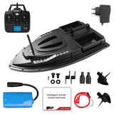 500m RC Fishing Bait Boat Dual Motor Fish Finder 1.5KG Loading Automatic Cruise Low Battery/Disconnection Reminder for Fishing