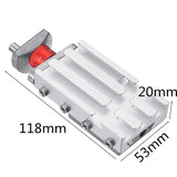 118mm Metal Cross Slide Longitudinal Slide Block Z008M For Mini Lathe Feeding Relieving Axis Y/Z Feed Release Axis