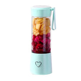 Personal Blender Shakes And Smoothies Small Mini Portable Single Fruit Juicer Mixer Usb Rechargeable Ice Blender