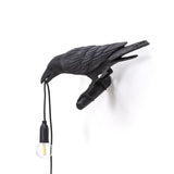 Seletti Bird Wall Lamp Italian Modern Resin White Black Light for Bedroom BedsideLiving Room Decoration Led Light Fixtures