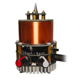 DC 12-50V SSTC Mini Tesla Coil Double Class-E Solid State Tesla Coil Artificial Lightning 65 x 95mm/2.6 x 3.7 inch 100W