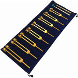 Tuning Fork, 7 Chakras+1 Soul Purpose Weighted Tuning Forks,Aluminum Alloy Instrument 126.22-141.27 Hz Etc