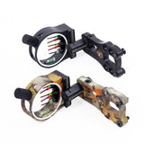 Five-Needle Sighting  Bow And Arrow Archery Accessories Fiber Sight Compound Recurve Bow With Light Adjustable For Shooting