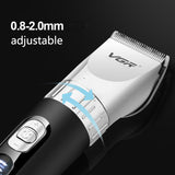Adjustable 5-speed hair clipper professional electric beard hair trimmer for men rechargeable hair cutting machine barber/family