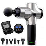 Profession Massage Gun Full Body Muscle Deep Fascia Massager Muscle Pain Exercising Relaxation Slimming Shaping with LCD Display