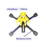 DIY Seastar138mm Indoor Mini RTF FPV Racing RC Drone 2-4S with F405 DM Flight Controller Micro 1200TVL FPV Camera 3inch Props TX