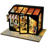 CUTEBEE Doll House Miniature DIY Dollhouse With Furnitures Wooden House Casa Toys For Children Birthday Gift Z007