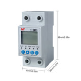 Automatic Reclosing Leakage Protector Power Adjustable Electric Source Protecting Device LCD Display with Metering Function