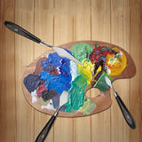5Pcs/Set Stainless Steel Oil Painting Knives Artist Crafts Spatula Palette Knife Oil Painting Mixing Knife Scraper Art Tools