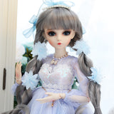 1/3 BJD Doll 60CM 18 Ball Jointed Dolls With Outfits Palace Maxi Dress Wig Shoes Makeup Toys Gifts For Girls Collection