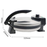 220V 2000W Kitchen Electric Roti Crepe Maker Paratha Chapati Flat Bread Pizza Tortilla Maker Cooking Tools Appliance Bakeware