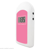 FREE Shipping CE&FDA Baby Sound B Pocket Fetal Doppler  LCD Screen Free Gel for Pregnant Women Home/Hospital Pink Blue