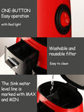 EU And UK Plug Household Double Cup Dripping American Coffee Machine Spot Steam Tea Drinking Machine Tea Maker