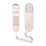 Mini Desktop Corded Landline Phone Fixed Telephone Wall Mountable Supports Mute/ Pause/ Hold/ Reset/ Flash/ Redial Functions