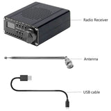 Radio Receiver SI4732 All Band SSB (LSB &amp; USB) FM AM MW &amp; SW Built-in Battery+Antenna+Speaker+Shell