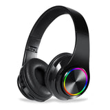 Wireless Bluetooth 5.0 B39 Headphones Foldable Sport Earphone LED Light Music Earphones With Mic Support TF Card Phone Calls