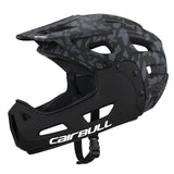 CAIRBULL Full Face Bike Helmet Adult Cycling Helmet with Detachable Chin Guard and Visor for Mountain Biking racing bike helmet