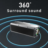 100W High Power Subwoofer Bluetooth Speaker Portable Outdoor Wireless Speaker Home Theater TWS Stereo Sound Bar with Power Bank