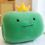 30x25cm Cute Cartoon Dinosaur Hand Warmers Soft Plush Toy Lying Down Pillow Winter Thickening Warm Supplies Plush Hand Warmer