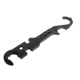 Wrench Barrel Nut Wrench Buffer Tube Wrench Spanner Nut Wrench Tool for Removal or Installation Net Pipe Fitting and Collet Nut