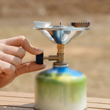 Outdoor Camping Stoves Portable Grill Heads Gas Stoves Burners Windproof Picnic Stoves Outdoor Cooking Picnic Hiking