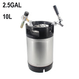 Keg Party Pack 10L(2.5Gallon ) Complete Kegging System Brand New Ball Lock Cornelius (Corny) Keg Portable Taproom Kegarator