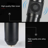 USB Condenser Microphone Studio Recording Mic Live Broadcast Recording Set Mic Phone K Song Computer Karaoke Sing