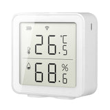 2022.WIFI Temperature And Humidity Sensor Indoor Hygrometer Thermometer With LCD Display Working With Smart Life/Alexa Google