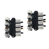 Transmission Solenoids Kit Plastic 7 Speed Accessories Moulding Solenoids Set Fits for VW Fwd 2008-2011 for Skoda Fwd 0AM Dq200