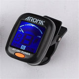 Multifunction Adjustable Clip-on Guitar  Tuner 360 Degree Rotation Lcd Display Ukulele Bass Instrument Electronic Digital Tuner