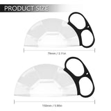 Camera Filter Photography Foreground Blur Film Photography Props Handheld Semicircle Glass Kaleidoscope Filter Camera